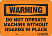 Safety Sign 7 inx10 in Polyethylene