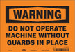 Safety Sign 7 in x 10 in Vinyl