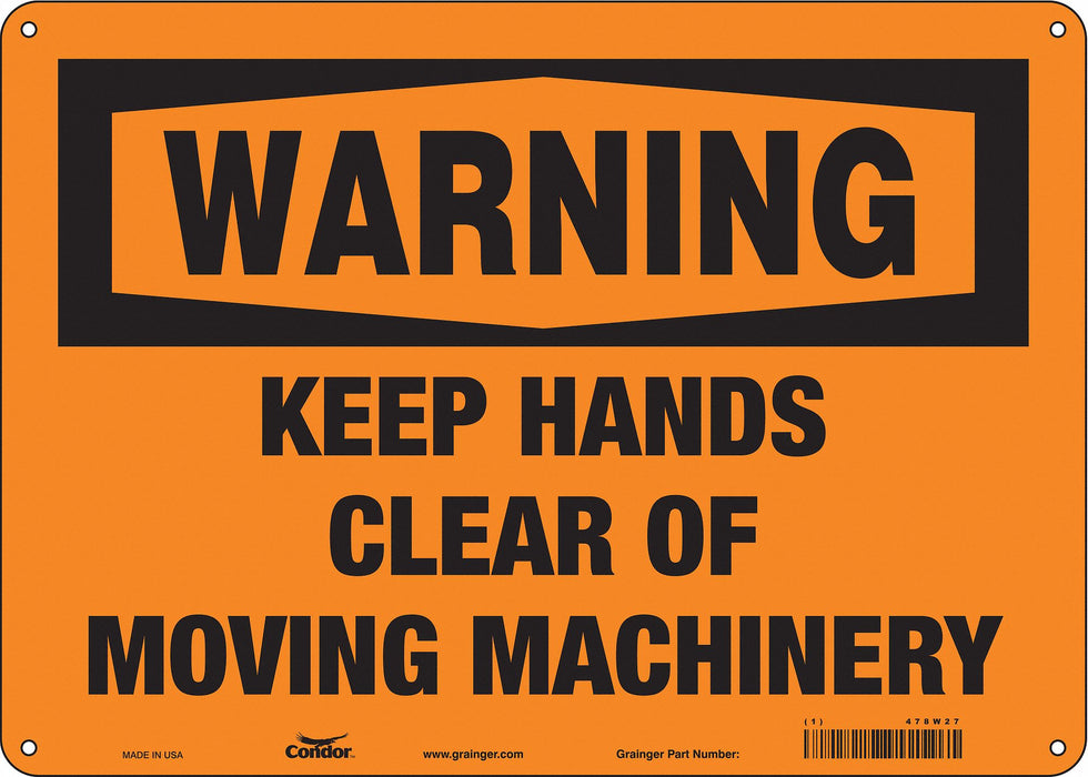 Safety Sign 10 inx14 in Aluminum