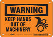 Safety Sign 5 in x 7 in Aluminum