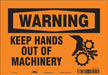 Safety Sign 7 inx10 in Vinyl