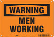Safety Sign 7 in x 10 in Aluminum