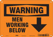 Safety Sign 7 inx10 in Polyethylene