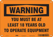 Safety Sign 7 in x 10 in Aluminum