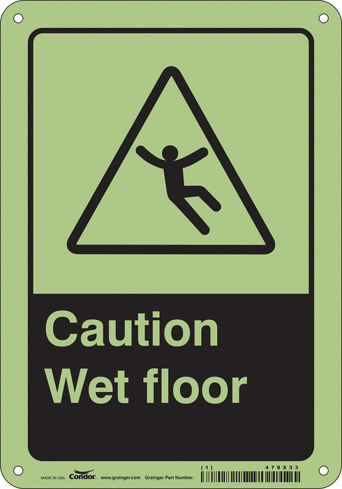 Safety Sign 10 inx7 in Polyethylene