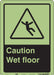 Safety Sign 14 in x 10 in Polyethylene
