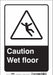 Safety Sign 10 inx7 in Vinyl