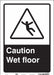 Safety Sign 14 in x 10 in Vinyl