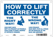 J9969 Safety Sign 7 in x 10 in Aluminum