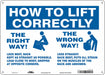 J9969 Safety Sign 10 in x 14 in Aluminum
