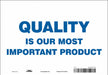 Safety Sign 7 in x 10 in Vinyl