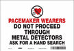 Safety Sign 7 inx10 in Vinyl