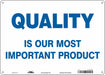 Safety Sign 10 in x 14 in Aluminum