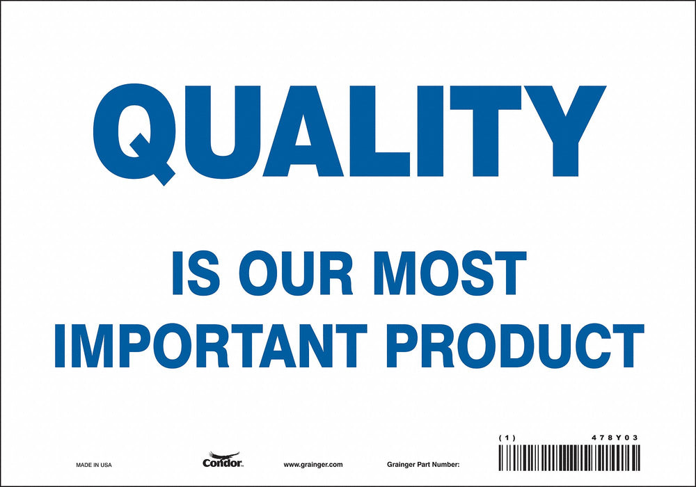 Safety Sign 7 in x 10 in Vinyl