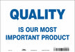 Safety Sign 7 in x 10 in Vinyl