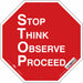 Safety Sign 24 inx24 in Polyethylene