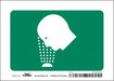 Safety Sign 5 in x 7 in Vinyl