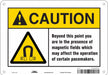 Safety Sign 7 inx10 in Polyethylene