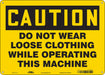 Safety Sign 10 in x 14 in Aluminum