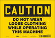 Safety Sign 7 in x 10 in Vinyl