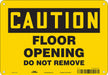 Safety Sign 7 in x 10 in Aluminum
