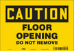 Safety Sign 7 in x 10 in Vinyl