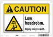 Safety Sign 7 in x 10 in Aluminum