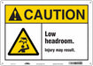 Safety Sign 10 inx14 in Aluminum