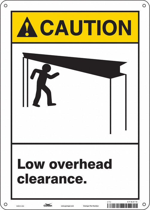 Safety Sign 14 in x 10 in Aluminum
