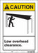Safety Sign 14 in x 10 in Vinyl