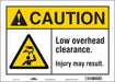 Safety Sign 10 in x 14 in Vinyl