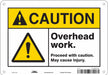 Safety Sign 7 in x 10 in Polyethylene