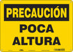 Safety Sign 10 in x 14 in Polyethylene
