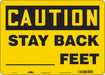 Safety Sign 10 inx14 in Aluminum