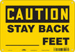 Safety Sign 7 inx10 in Polyethylene