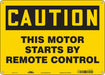 Safety Sign 10 in x 14 in Polyethylene