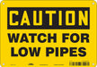 Safety Sign 7 in x 10 in Aluminum