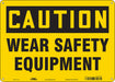 Safety Sign 10 in x 14 in Polyethylene
