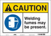 Safety Sign 10 in x 14 in Vinyl