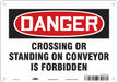 Safety Sign 7 in x 10 in Aluminum