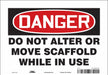 Safety Sign 7 in x 10 in Vinyl
