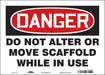 Safety Sign 10 in x 14 in Vinyl
