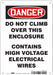 Safety Sign 10 in x 7 in Polyethylene