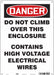 Safety Sign 14 in x 10 in Polyethylene