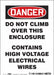 Safety Sign 7 in x 5 in Vinyl