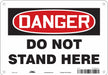 Safety Sign 7 in x 10 in Aluminum