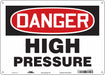 Safety Sign 10 in x 14 in Aluminum