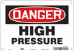 Safety Sign 7 inx10 in Polyethylene