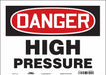 Safety Sign 10 in x 14 in Vinyl