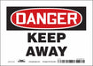 Safety Sign 5 inx7 in Vinyl